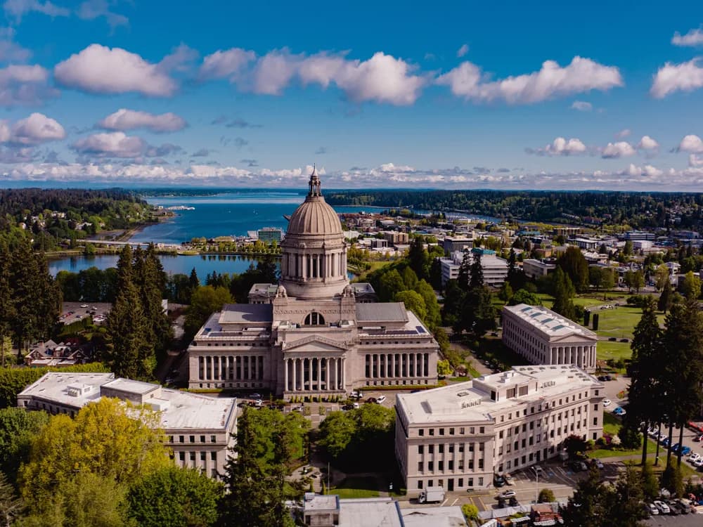 The Washington State Capitol in Olympia.